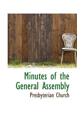 Minutes of the General Assembly 1117792498 Book Cover