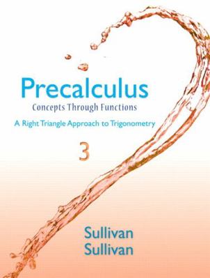 Precalculus: Concepts Through Functions, a Righ... 032193105X Book Cover