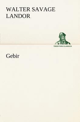 Gebir 3849165892 Book Cover