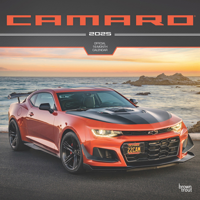 Camaro Official 2025 12 X 24 Inch Monthly Squar... 1975479750 Book Cover