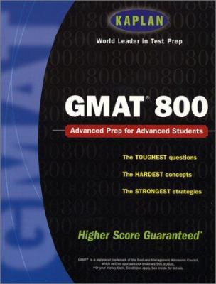 Kaplan GMAT 800 0743224345 Book Cover