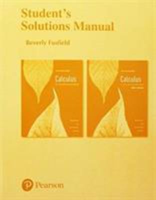 Student Solutions Manual for Calculus & Its App... 0134463234 Book Cover