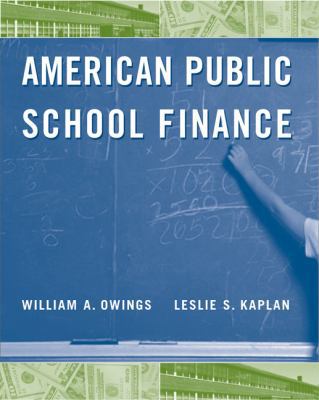 American Public School Finance 0534643728 Book Cover