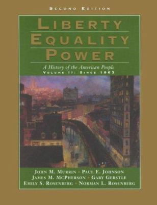 Liberty, Equaility, Power, Vol 2 0155080989 Book Cover