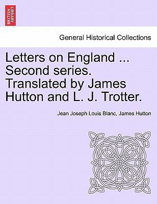 Letters on England ... Second Series. Translate... 1240920067 Book Cover