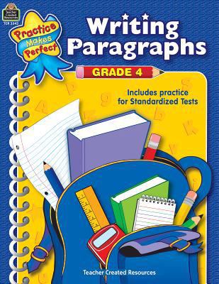 Writing Paragraphs Grade 4 0743933435 Book Cover