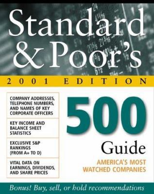 Standard & Poor's 500 Guide, 2001 Edition (Stan... 0071365044 Book Cover