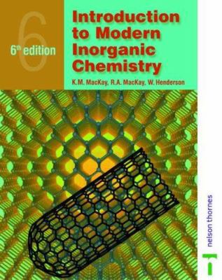 Introduction to Modern Inorganic Chemistry, 6th... 0748764208 Book Cover