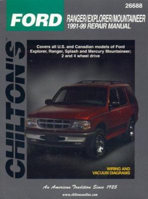 Ford Ranger, Explorer, and Mountaineer, 1991-99... B007CV6BT4 Book Cover