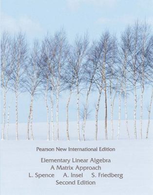 Elementary Linear Algebra: Pearson New Internat... 1292025034 Book Cover