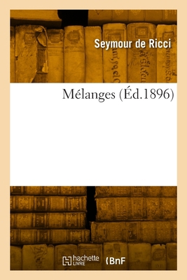 Mélanges [French] 232980945X Book Cover