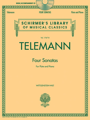 Telemann - 4 Sonatas for Flute and Piano: Schir... 1458465632 Book Cover