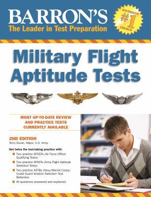 Barron's Military Flight Aptitude Tests 1438005695 Book Cover
