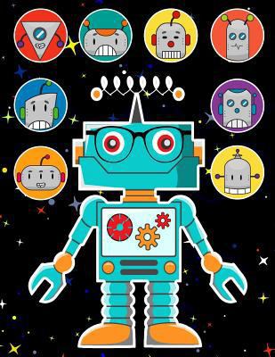 Robots Sticker Album 2 For Boys: 100 Plus Pages... 1975982851 Book Cover