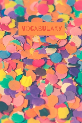 Vocabulary: Blank lined notebook with divided p... 1661788661 Book Cover