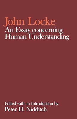 An Essay Concerning Human Understanding 0198245955 Book Cover