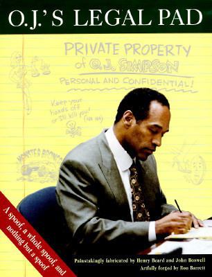 O.J. Simpson's Legal Pad 0679768831 Book Cover