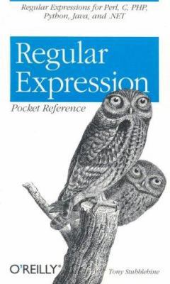 Regular Expression Pocket Reference 059600415X Book Cover