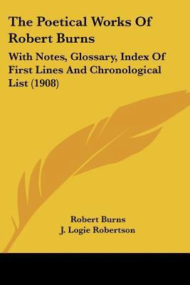 The Poetical Works Of Robert Burns: With Notes,... 0548701210 Book Cover
