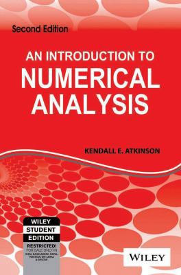An Introduction To Numerical Analysis, 2Nd Ed 8126518502 Book Cover