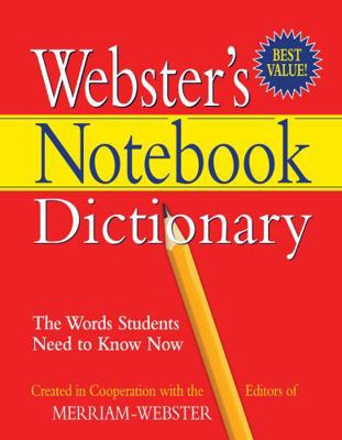 Webster's Notebook Dictionary 1596950560 Book Cover