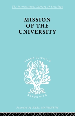 Mission of the University 0415605849 Book Cover