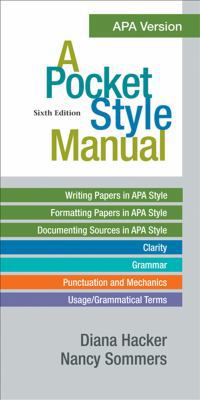 A Pocket Style Manual, APA Version 0312568495 Book Cover