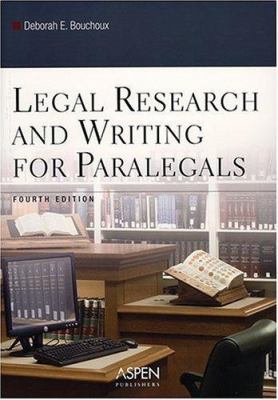 Legal Research and Writing for Paralegals 0735551057 Book Cover