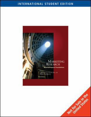 Marketing Research: Methodological Foundations 0324225091 Book Cover