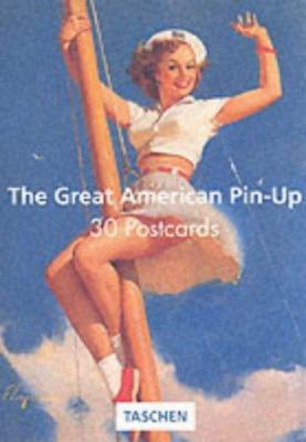 The Great American Pin-Up Postcardbook 3822885134 Book Cover