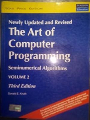 Art of Computer Programming: vol. 2 8177583352 Book Cover