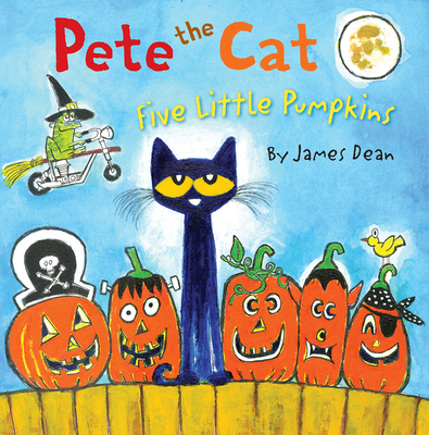 Pete the Cat: Five Little Pumpkins: A Halloween... 0062304186 Book Cover