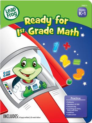 Paperback LeapFrog Ready for 1st Grade Math Workbook : Grades K-1 Book