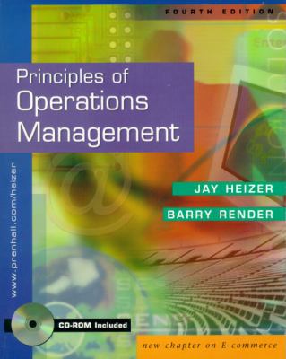 Principles of Operations Management 0130763330 Book Cover