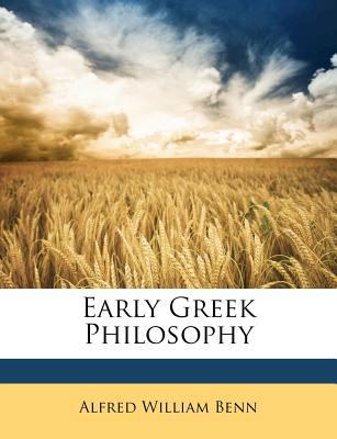 Early Greek Philosophy 1141054221 Book Cover