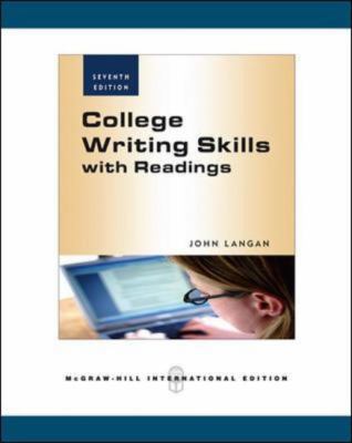 College Writing Skills with Readings, 7th Edition 0071266526 Book Cover