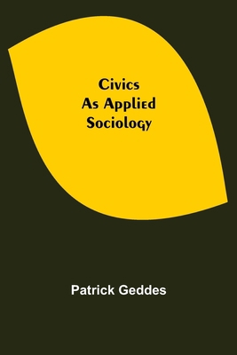 Civics: As Applied Sociology 9355398328 Book Cover
