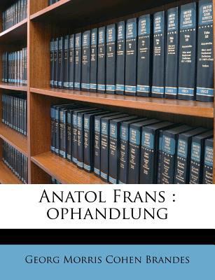 Anatol Frans: Ophandlung [Yiddish] 1174535490 Book Cover