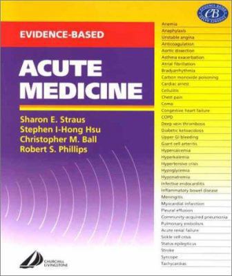 EVIDENCE-BASED ACUTE MEDICINE B01IDCN5EE Book Cover