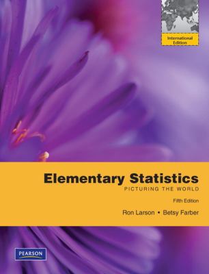 Elementary Statistics: Picturing the World. by ... B0073R84QK Book Cover