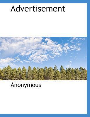 Advertisement 1115928600 Book Cover