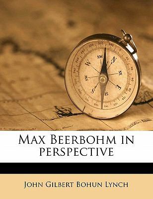 Max Beerbohm in Perspective 1176320130 Book Cover