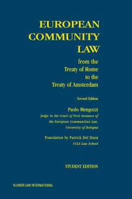 European Community Law 9041112626 Book Cover