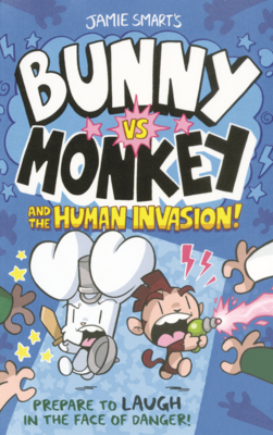Bunny vs. Monkey and the Human Invasion B0GMZH5XHW Book Cover