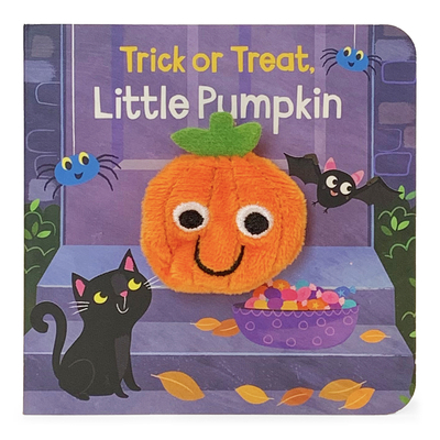 Trick or Treat, Little Pumpkin Puppet Book 1680526790 Book Cover