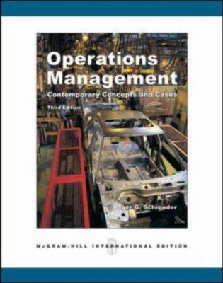 Operations Management 0071254366 Book Cover