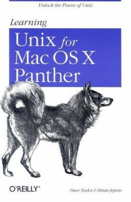 Learning Unix for Mac OS X Panther 0596006179 Book Cover