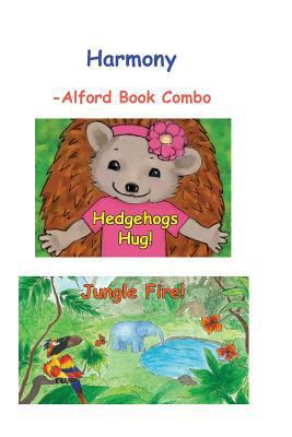 Harmony -6X9 Color: Hedgehogs Hug and Jungle Fire 1979047987 Book Cover