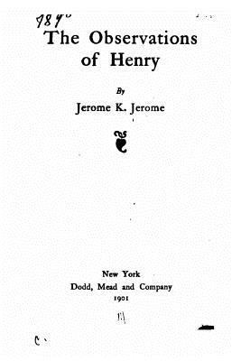 The observations of Henry 1533655812 Book Cover