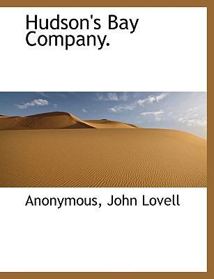 Hudson's Bay Company. 1140535757 Book Cover